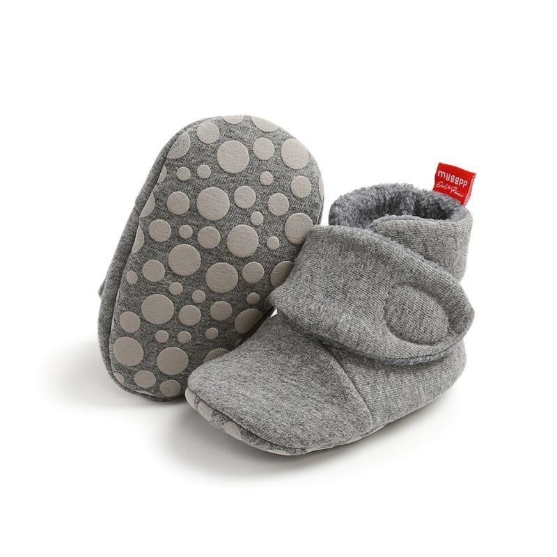 Winter Toddler Newborn Baby Crawling Shoes Boy Girl Slippers Prewalker Anti-slip Warm Infant Shoes Stevvex