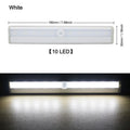 STEVVEX 6/10 LEDs PIR  with Motion Sensor Light for Cupboard, Wardrobe, Bed Lamp LED Under Cabinet Night Light For Closet Stairs Kitchen and multifunctional - SJB-DIAMOND ELITES