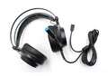 Modern Gaming Headset with Mic LED Light Deep Bass Game Stereo Earphones Headphones for PC PS4 (Black) - SJB-DIAMOND ELITES