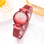 Women Magnet Buckle Gradient Color Watches Luxury Ladies Fashion Female Wristwatches For Gift Clock For Women and Girls