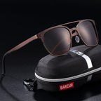 Luxury Elegent Aluminium Magnesium Sunglasses Retro Steampunk Round glasses Polarized Sun glasses for Women and Men  With UV400 Protection - SJB-DIAMOND ELITES