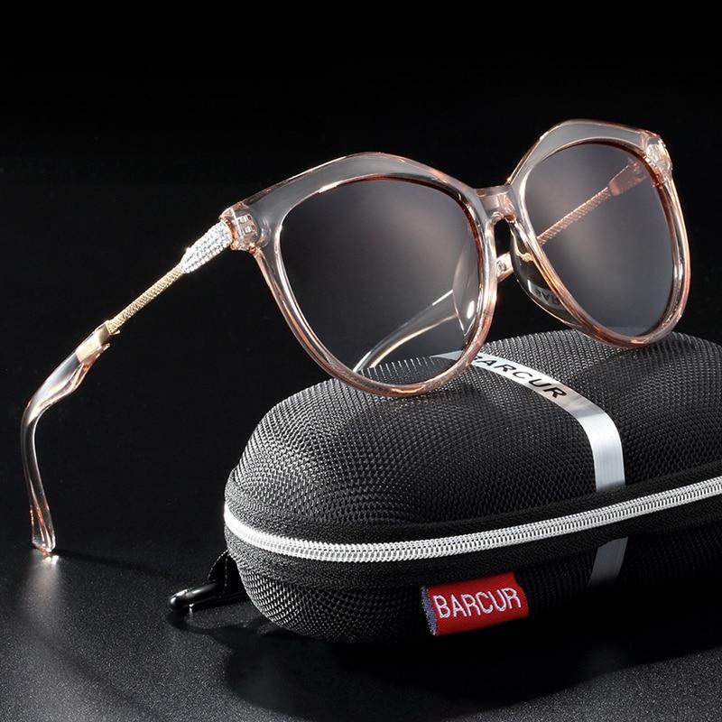 Stevvex  Polarized Cat Eye Sunglasses Women Gradient Round Sun glasses for Women oculos lunette de soleil femme - SJB-DIAMOND ELITES