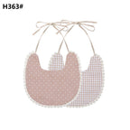 Handmade Luxury Floral Baby Bib Accessories Burp Cloths Newborn Baby Boy Girl Kids Cartoon Bibs 100% Cotton Linen Waterproof Saliva Bib For Kids