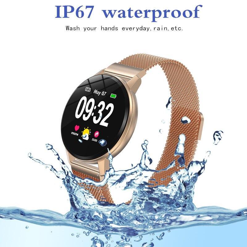 New Casual Fashion Smart bracelet Watch For Women and Men Fitness Tracker Top Brand Luxury Waterproof Smart Wristband Watch In Modern Luxury Design - SJB-DIAMOND ELITES