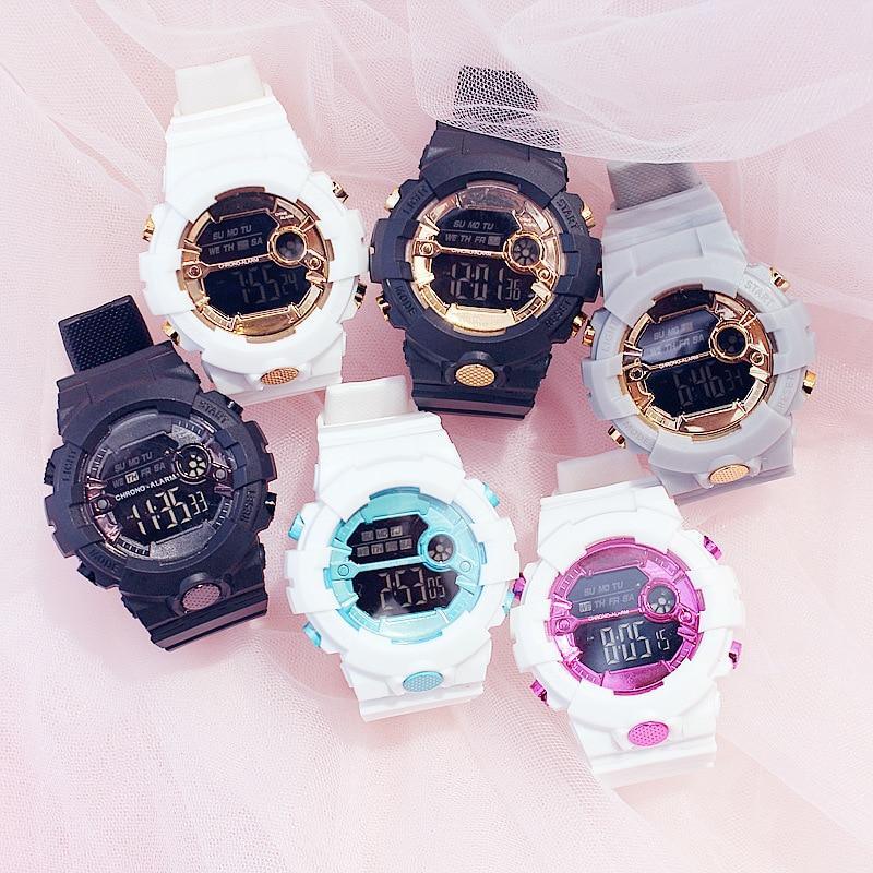 Electroic Shock Digital Watch Unisex Sports Waterproof  Watch With LED Colorful Mode Wristwatch For  Men and woman - SJB-DIAMOND ELITES