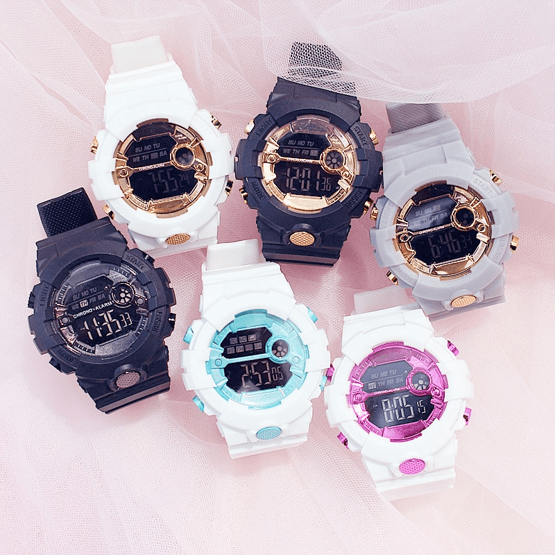 Electroic Shock Digital Watch Unisex Sports Waterproof  Watch With LED Colorful Mode Wristwatch For  Men and woman - SJB-DIAMOND ELITES