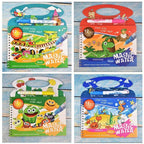 Montessori Coloring Book Doodle & Reusable Magic Pen Painting Drawing Board For Kids Baby Educational Birthday Toy - SJB-DIAMOND ELITES