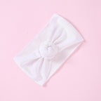 Baby Headband Big Bowknot Baby Girl Bright Colors Headband For Newborn Bow Hair Band Children Head Wrap Hair Accessories