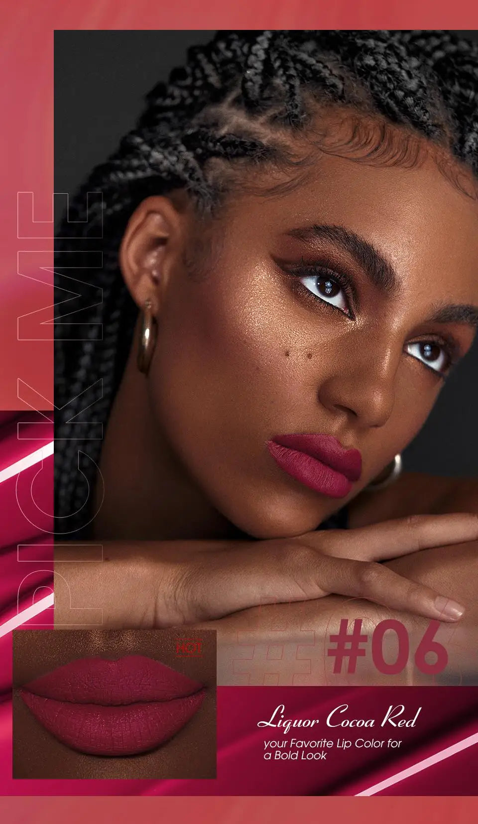 O.TWO.O 12 Color Liquid Lipstick Matte Finish Sexy Silky Lip Gloss Waterproof Kiss-proof Lasting Lip Glaze Lip Tint Cosmetics Lootquake LLC