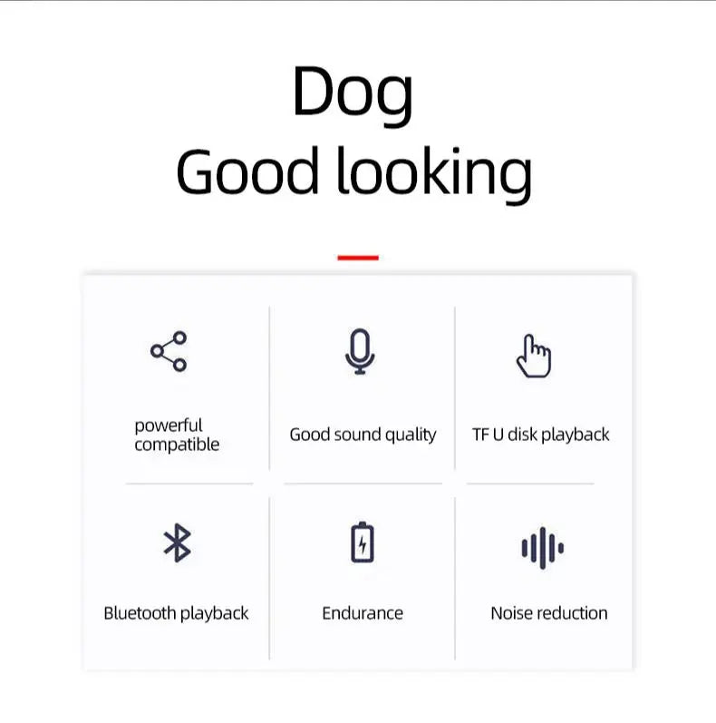 2023 Wireless Bluetooth Speaker  French Bulldog cumputer speakers Portable Stereo Super Bass USB AUX Outdoor Full Dog Subwoofer Lootquake LLC
