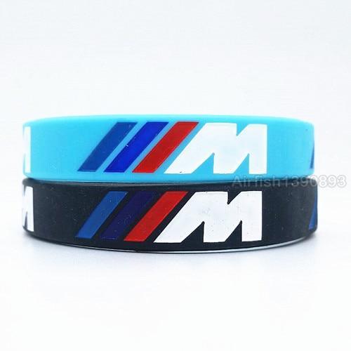 Hologram Bracelet ///M Sport M Power Black White Silicone Wristband Bangle for Auto Club Fans M3 M5 M6 3/5/7 Series - SJB-DIAMOND ELITES