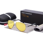 Luxury Elegent Original Night Vision Glasses Luxury Brand Night Driving Glasses For Women and Men With UV400 Protection - SJB-DIAMOND ELITES