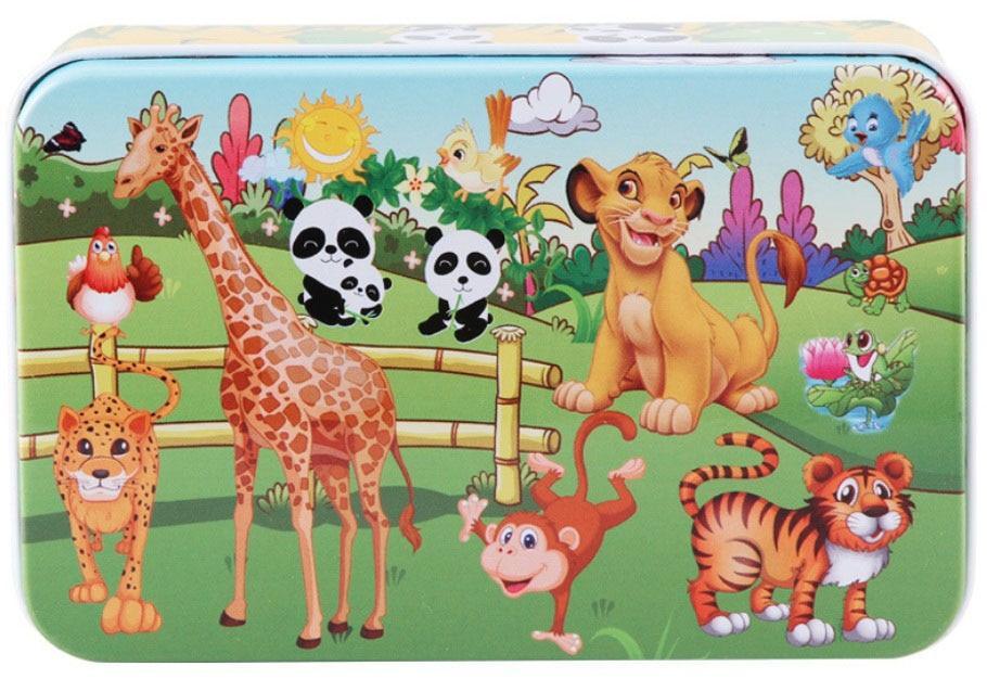 New 60 Pieces Wooden Toys Puzzle Kids Toy Cartoon Animal Wood Toys Puzzles For Child Early Educational Learning Toys for Children - SJB-DIAMOND ELITES