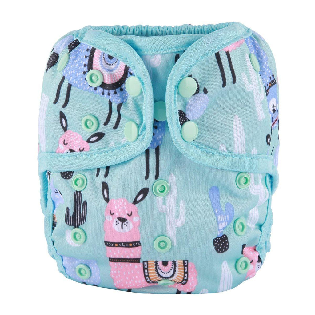 Baby Girl Pink One Size Cloth Diaper Cover Comfortable Nappy With Double Gusset Cartoon Designs Baby Boys Diapers Stevvex
