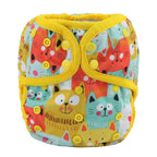 Baby Girl Pink One Size Cloth Diaper Cover Comfortable Nappy With Double Gusset Cartoon Designs Baby Boys Diapers Stevvex