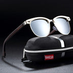 Retro Cat Eye Wood Polarized Elegant Best Seller Sunglasses  Stainless Steel Frame Wood Unisex Sunglasses for Men and  Women Oculos lunette de soleil femme - SJB-DIAMOND ELITES