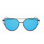 Luxury Vintage Modern Cat Eye Metal High Quality Frame  With Miror Sunglasses For  Women and Lady sunglasses With UV400 Protection - SJB-DIAMOND ELITES