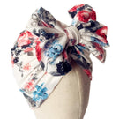 Luxury Mdoern Set 2PCS Baby and Mom Headbands Set Flower Bowknot Newborn Turban Cross-tied Mommy Headband Bow