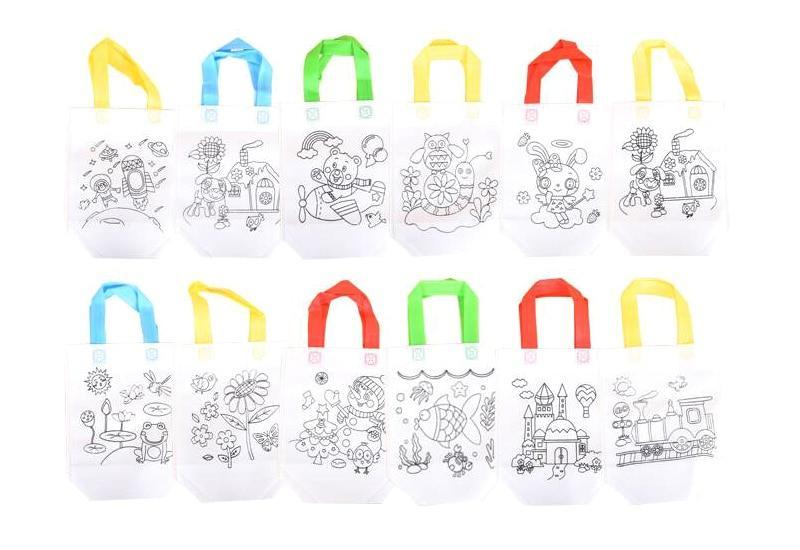 6Pcs Antistress Children Eco-friendly Graffiti Bag Kinderarten For  Hand Paiting For Kids - SJB-DIAMOND ELITES