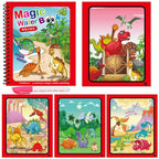 Early Education Montessori Painting Drawing Board For Kids Toys Coloring Book Doodle & Magic Pen Magic Water Drawing Book - SJB-DIAMOND ELITES