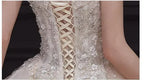 Luxury Off-Shoulder Wedding Dress - Handmade Lace Ball Gown | Femstylo