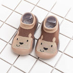 Children Anti-slip Shoes Newborn Baby Girl Cotton Non-slip Floor Socks Baby Boy Rubber Cartoon Indoor Socks Infant Shoes