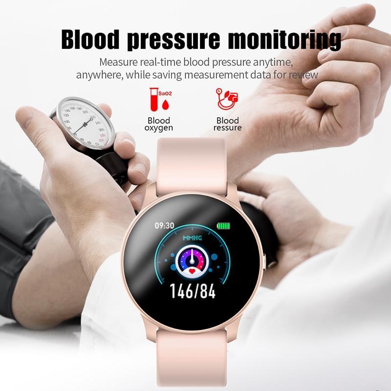 New Waterproof Smart Watch For Women With Heart Rate Monitoring Health Smart Watch Options and Pedometer Fitness Tracker Smart Bracelet For Sport and Fitness - SJB-DIAMOND ELITES