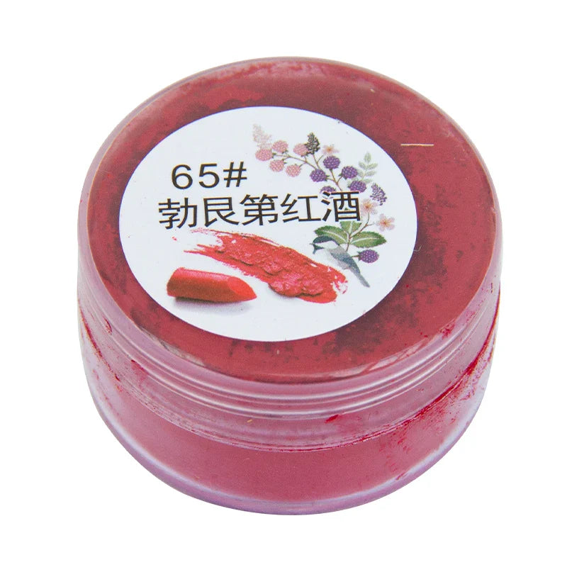 1g Per Bottle Wine Red Color Lipstick Powder for Comestic Makeup Long Lasting Lip Gloss Pigment Mica Powder Lootquake LLC