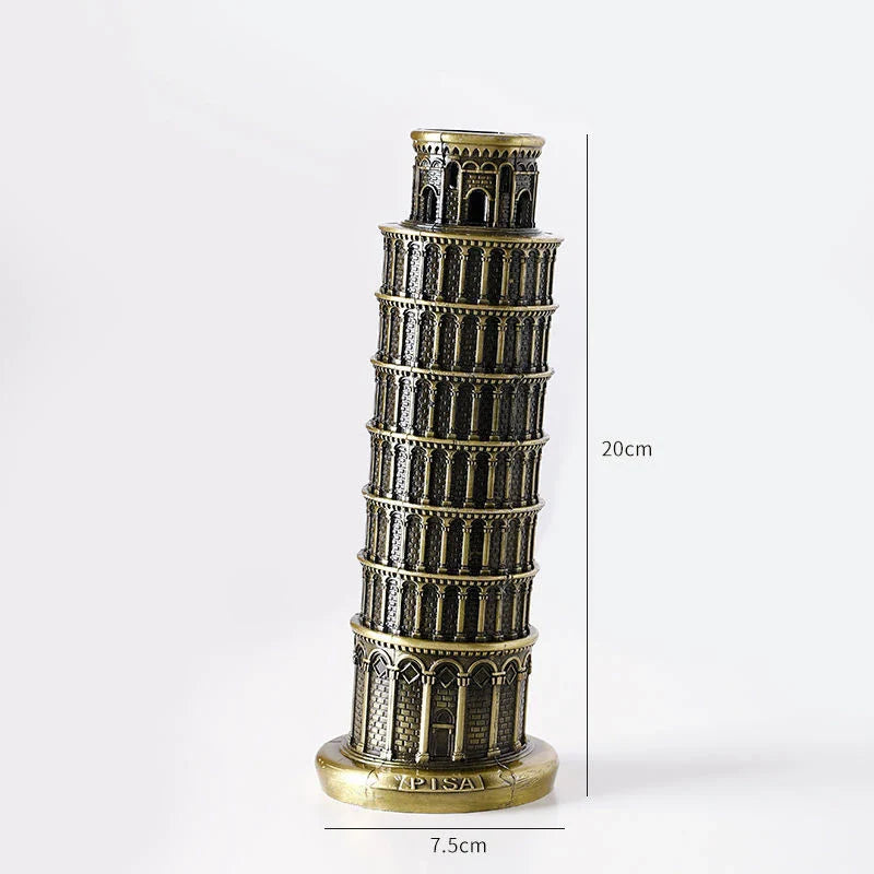 Statue of Liberty Graduation Gift Desktop Creative Home Living Room Decoration Ornaments Room Wine Cabinet Pisa Tower Crafts Lootquake LLC