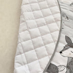 Home Nordic Forest Animals Print Baby Toddler Soft Cotton Grid Crawling Play Climbing Mat Carpet For Kids