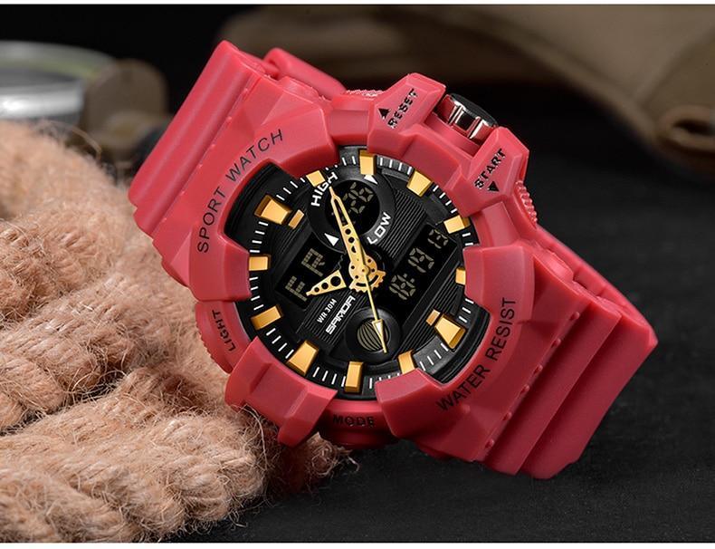 Sport Men Watches White G style Watch In LED Digital Style Waterproof 30M Casual Luxury Elegant Style  Relogios masculino - SJB-DIAMOND ELITES