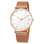 STEVVEX Women Watch Rose Gold  Style Women's Mesh Belt ultra-thin Fashion para Luxury Wrist Watches For Women and Girls - SJB-DIAMOND ELITES