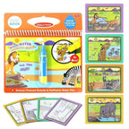 Reusable Magic Water Drawing Book With Pen Coloring Painting Book Drawing Board Juguetes Education Learning Toys for Children - SJB-DIAMOND ELITES