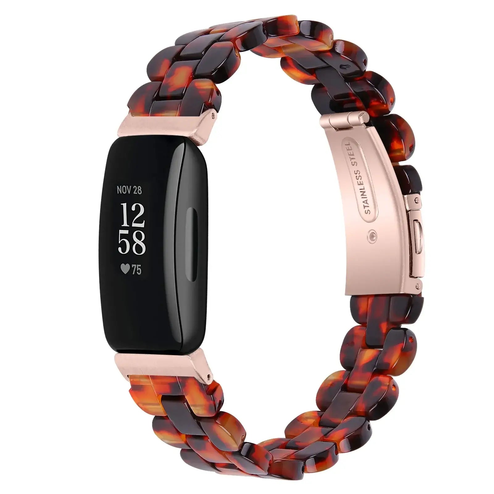 Fitbit Inspire 3, 2, 1, HR Resin Band - Durable, Lightweight - SJB-DIAMOND ELITES