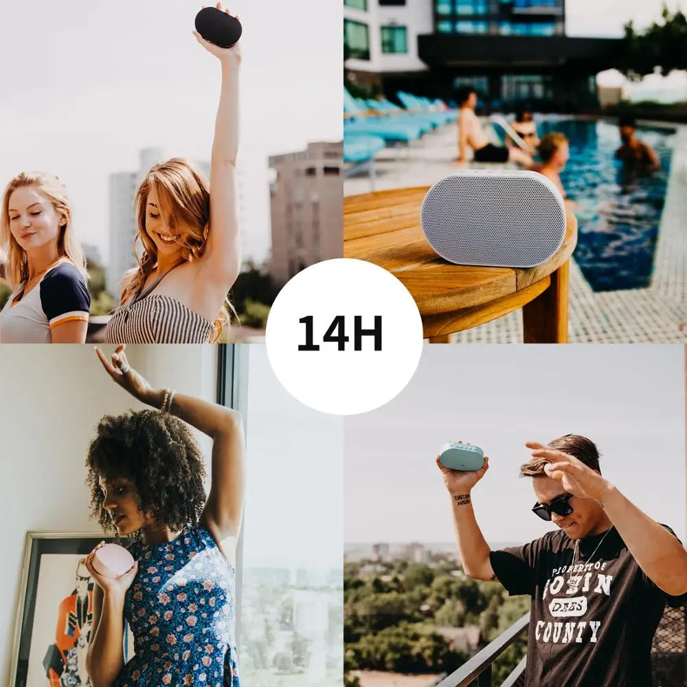 Portable Speaker Smart Bluetooth Wireless 10W Mini Speaker Compact Powerful 2200mAh Support Alexa Spotify Tunein Streaming Music Lootquake LLC
