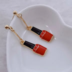 Creative nail salon art nail polish enamel earrings ladies girls gifts