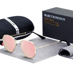 Luxury Classic Retro Reflective Sunglasses  For Man and Woman Minimalist Stainlesss Steel Frame Eyewear Sunglasses With UV400  Protection - SJB-DIAMOND ELITES