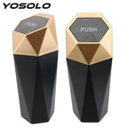 YOSOLO Mini Garbage Bin Trash Bin Car Trash Can for Car Home Bedroom Office Portable Car Dustbin with Lid Interior Accessories Lootquake LLC