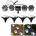 LED Solar Waterproof Cat Dog Animal Paw Shape Lights For Garden Yard Pathway Animal Lover - SJB-DIAMOND ELITES