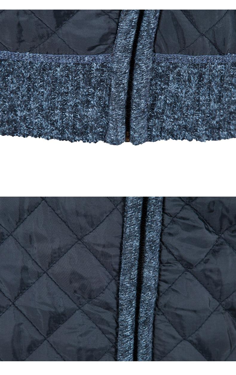 New Autumn Winter Jacket Men Warm Casual Slim Fit Fleece Jacket Elegant Jackets For Men Warm Soft Sweater Solid Jackets Casual Business Men Clothing Lightweight Hooded Jackets Stevvex