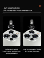 Glitter Diamond Camera Lens Protector For Iphone 13 Pro Max Mini Camera Metal Ring Glass For Iphone 12 11 Pro Max Protective Cap Diamond Glitter Camera Lens Protector On For Iphone