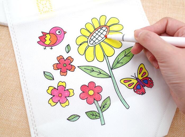 6Pcs Antistress Children Eco-friendly Graffiti Bag Kinderarten For  Hand Paiting For Kids - SJB-DIAMOND ELITES