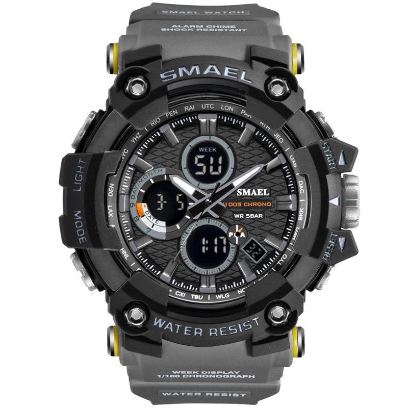 Men's  Sports Watches Top Brand Luxury Military Quartz Watch Men Waterproof 50M Shock  Digital Whats Relogio Masculino - SJB-DIAMOND ELITES