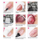 8 Colors Nail Art Stamping Gel Polish For Nail Art DIY- 8ml Stamp Print Oil UV Gel Vanish Soak Off Varnish New 2021 Manicure Gel Lootquake LLC