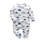 Newborn Baby Rompers Pajama Cotton Cute Letter I Love Daddy and Mummy Long Sleeve rompers Clothes For Baby Kids