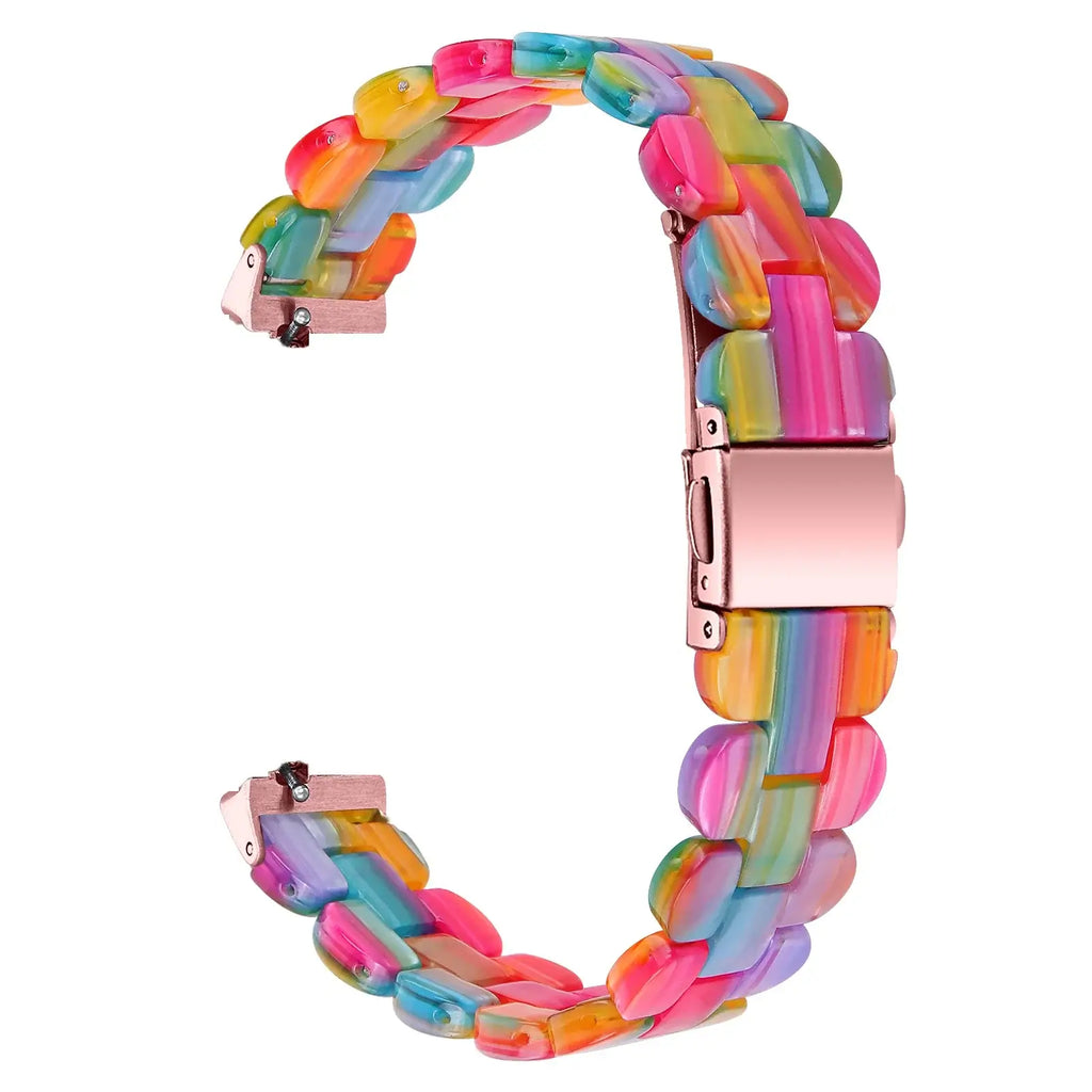 Fitbit Inspire 3, 2, 1, HR Resin Band - Durable, Lightweight - SJB-DIAMOND ELITES