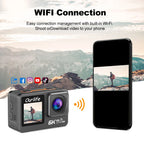 Professional Ourlife 6K 30fps 1080P 120fps sports action camera with EIS and waterproof 30 meters Lootquake LLC