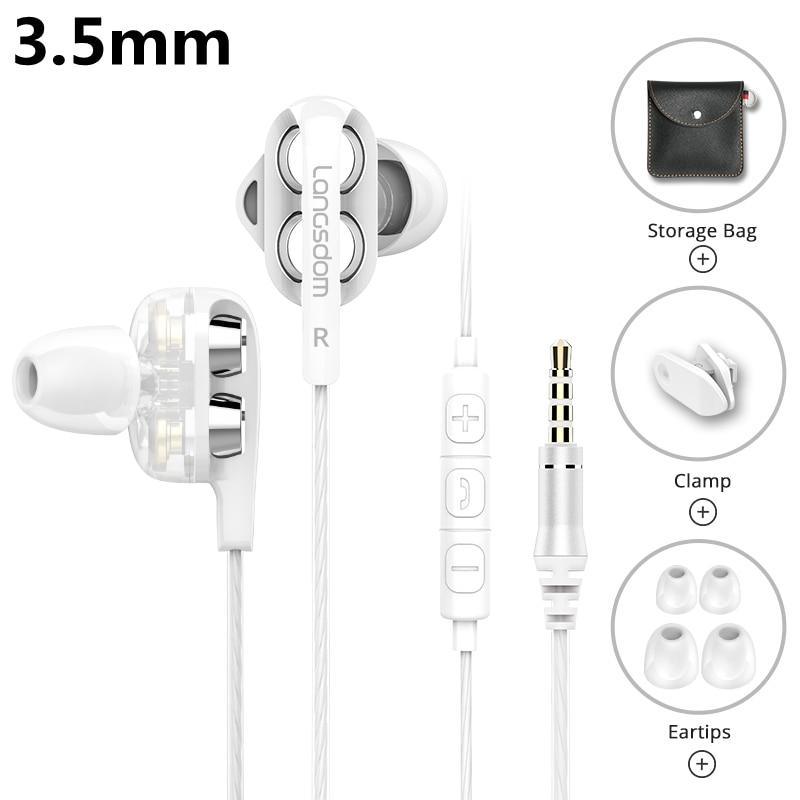 STEVVEX Wired Earphone Headphones with Microphone Dual Driver Phone Earphones Type C Ear phones - SJB-DIAMOND ELITES