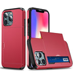 Men Luxury Wallet Card Holder Slot Phone Case For iPhone 13 Pro 12 Pro Max Business Phone Card Holder Bumper Cover Storage Case Compatible With iPhone Stevvex
