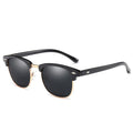 Luxury Popular  Famous Retro Semi-Rimless Brand Designer Sunglasses For Women and Men Polarized Classic Oculos De Sol Gafas Retro EyeglassesWith UV400  Sunglasses - SJB-DIAMOND ELITES